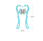 Multifunctional Manual Six-wheel Neck Massager Massage Relieve Roller Massage Tool